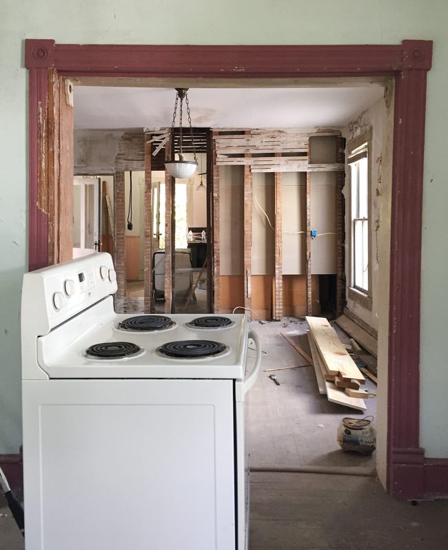 Beach House Before After Living Room Doorway