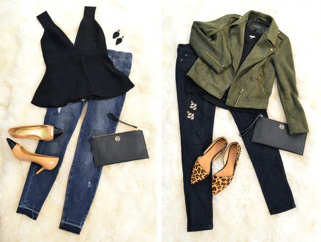 Closet Wardrobe Pairing 2 Jeans Purses