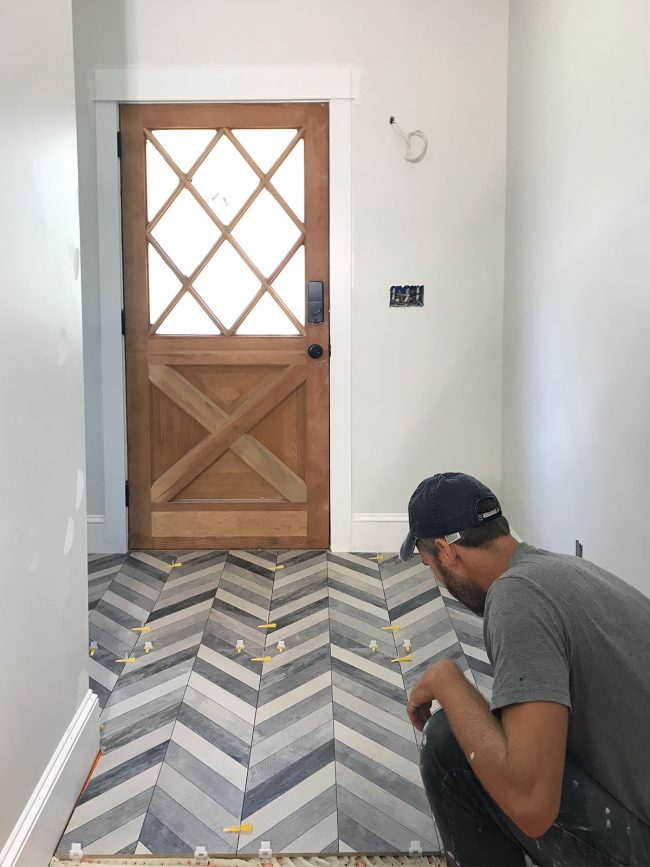 Ep116 John Tiling Duplex Mudroom