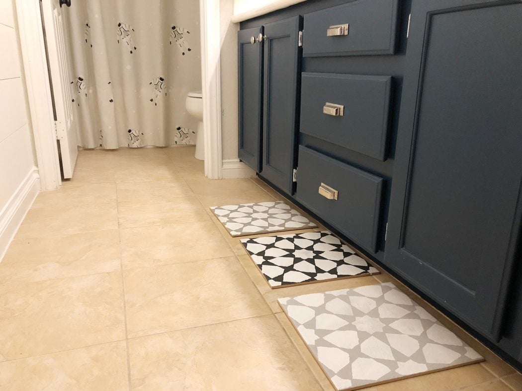 How To Paint Your Bathroom Floor Tile | Young House Love