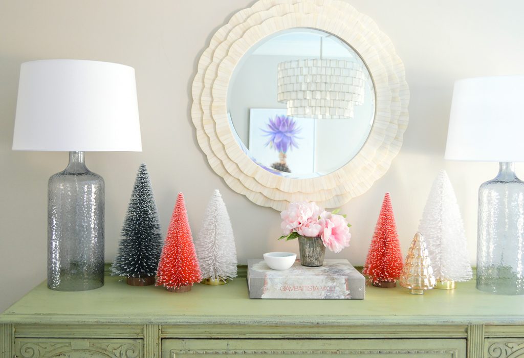 Christmas Decor 2018 Dining Room Buffet
