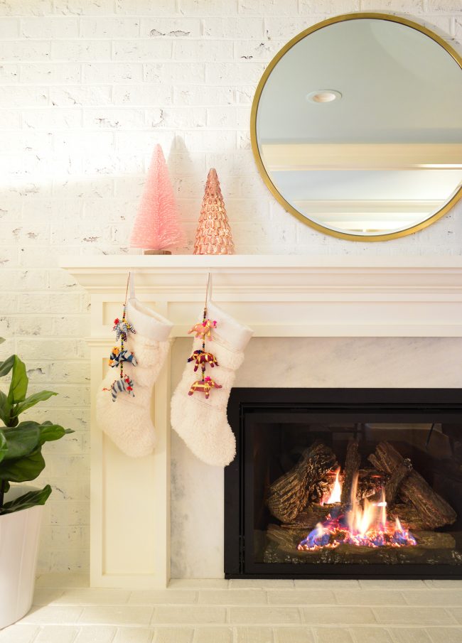 Christmas Decor 2018 Fireplace Stockings