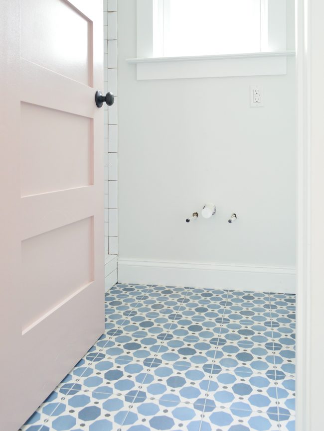 Duplex Tile Dots Square Floor Grouted