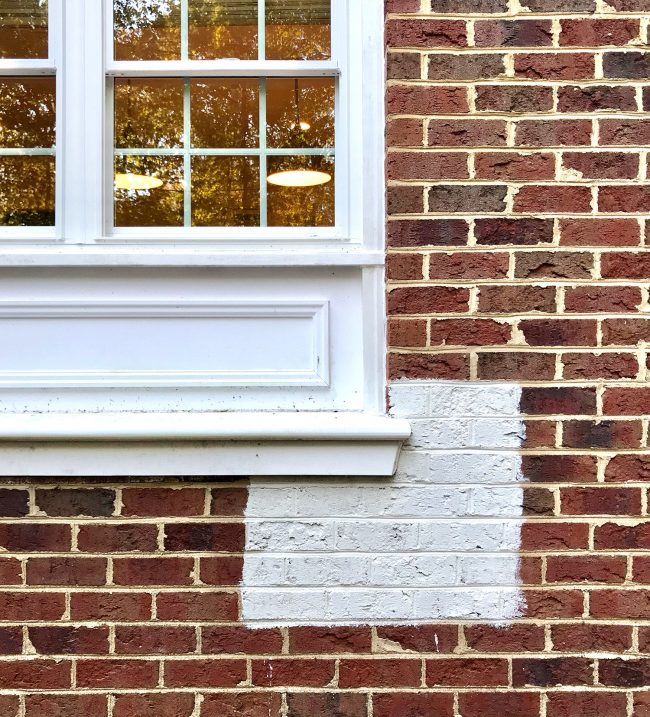 Painting Our Brick House White Young House Love