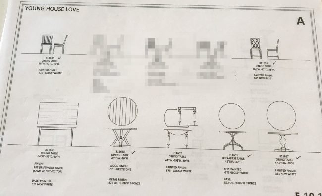 YHL Furniture Line Behind The Scenes Sketches