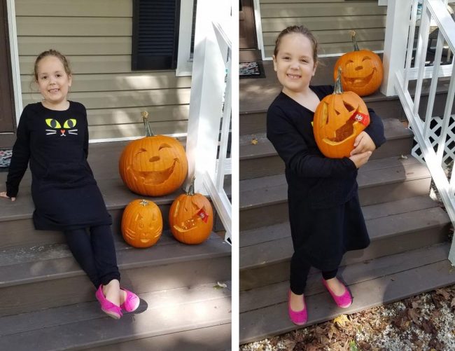 Ep118 Ellie With Her Pumpkins