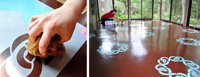 Ep121 Stenciling Sunroom Floors