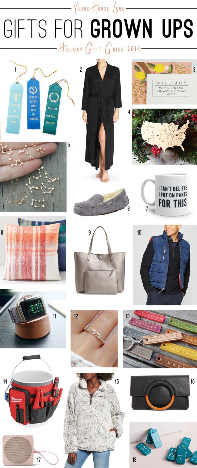 2018 Gift Guide Grown Ups Rev