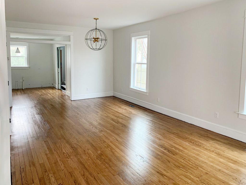 Duplex Floor Refinish AFTER Right Living RoomR