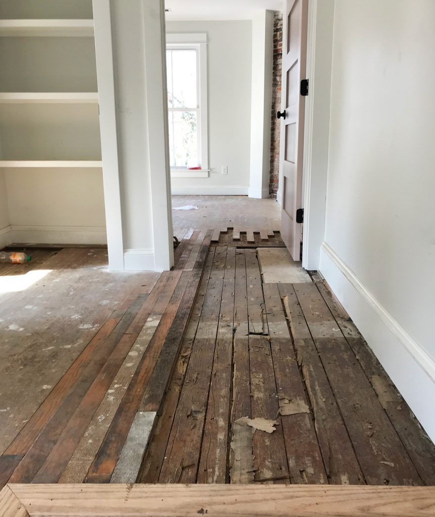 Duplex Floor Refinish During Top Of Stairs