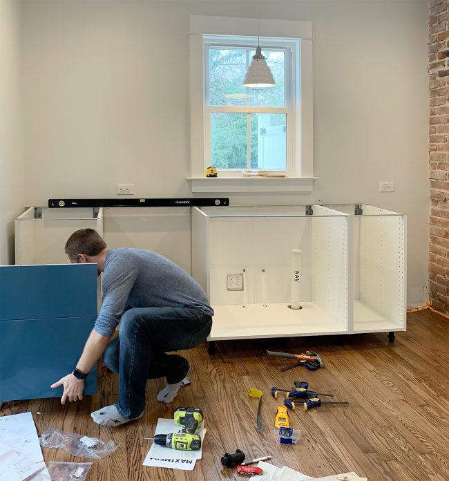 How To Install Ikea Kitchen Cabinets | Young House Love