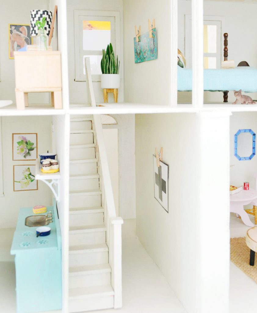 Girls Room Dollhouse Stairs2