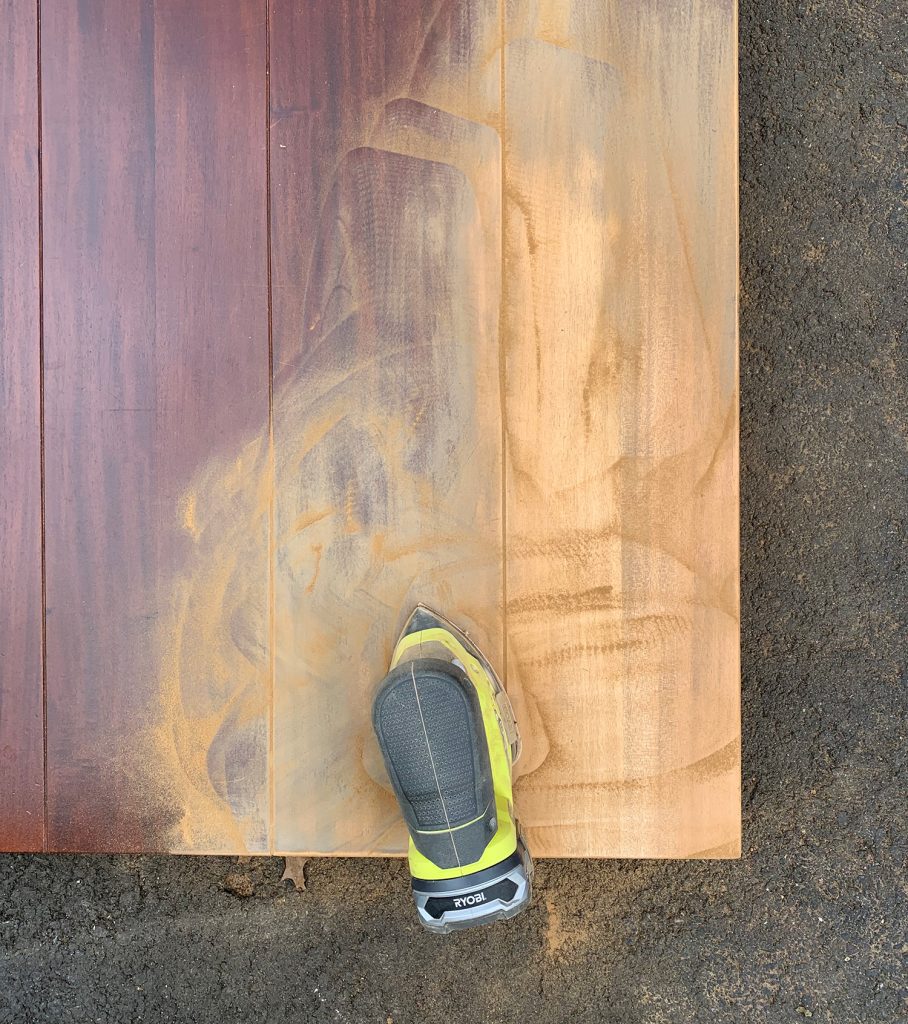 Sanding Dining Tables Peek At Crate Barrel Table