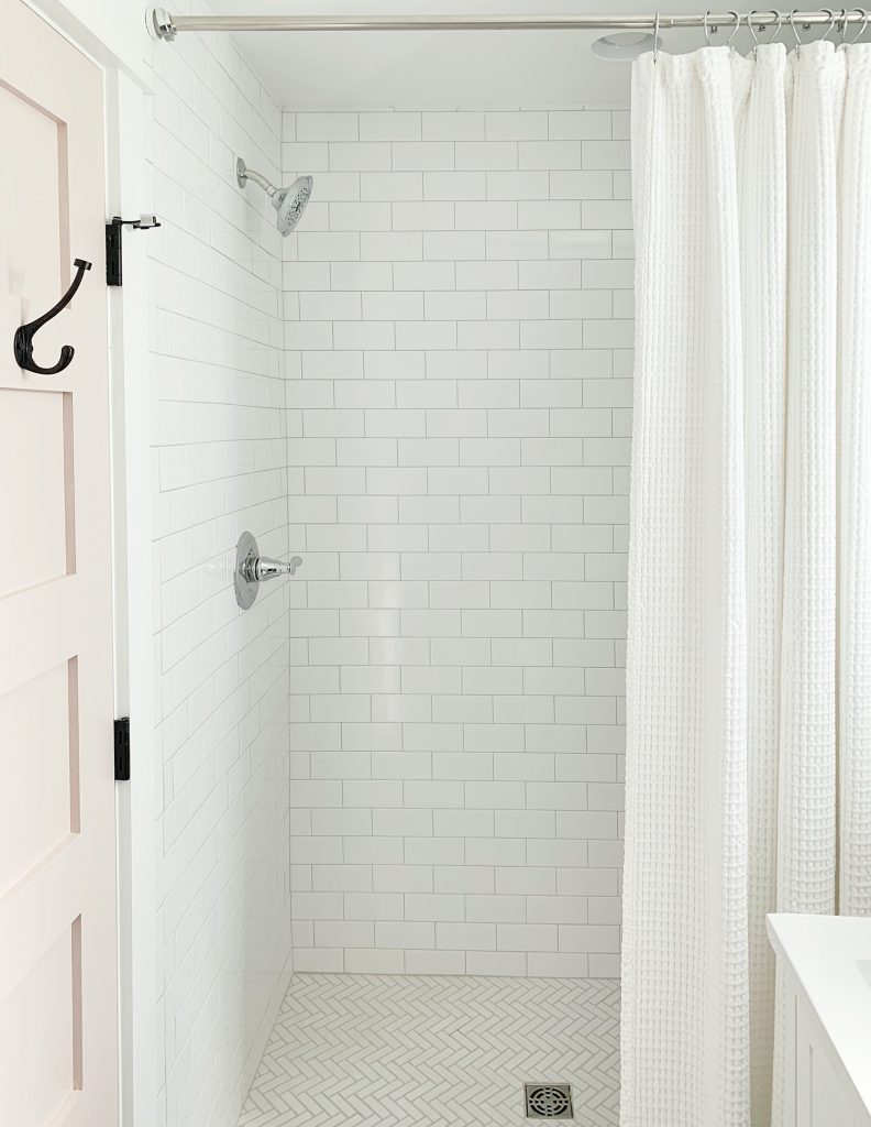 Duplex Bathroom Pink Master Shower Full 792x1024