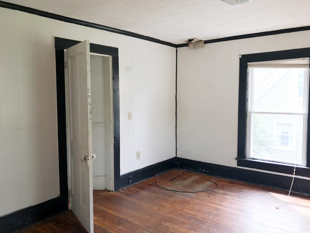 Before Photo Of Main Bedroom With Closet Door Open