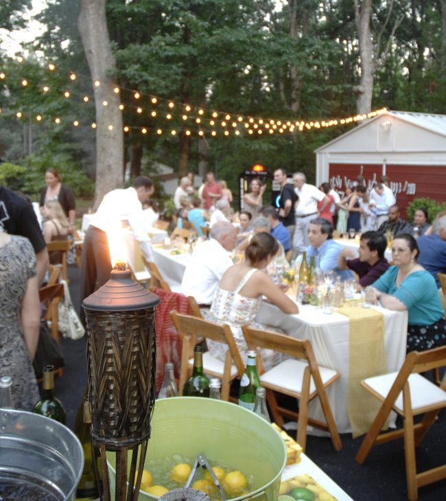 4000 Dollar Backyard Wedding Guests Under Lights