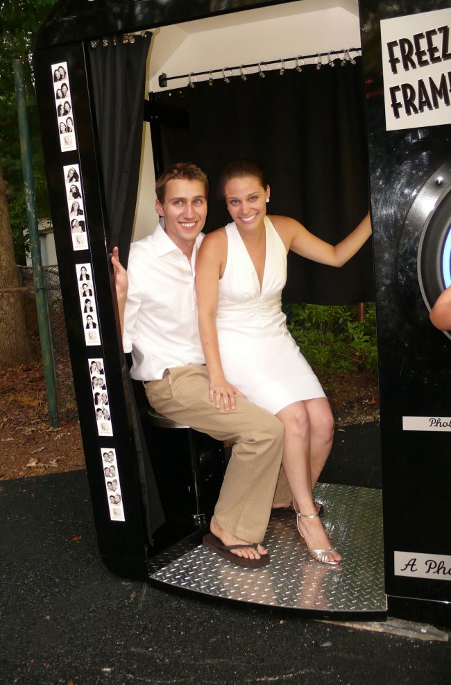 4000 Dollar Backyard Wedding Photobooth