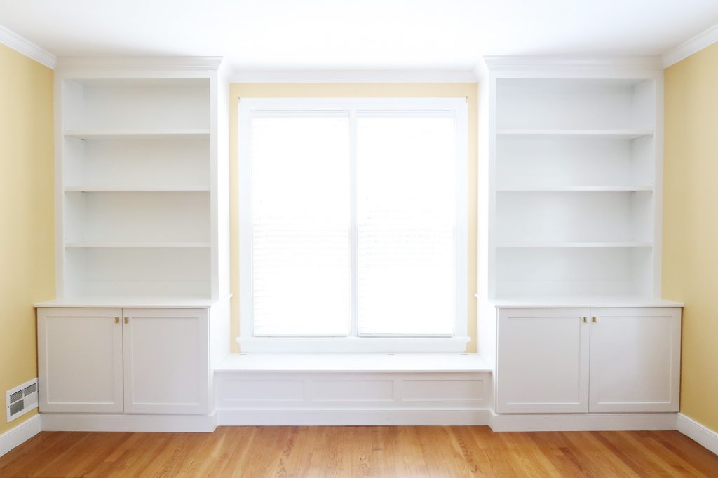 Styling A Bookcase Empty Before