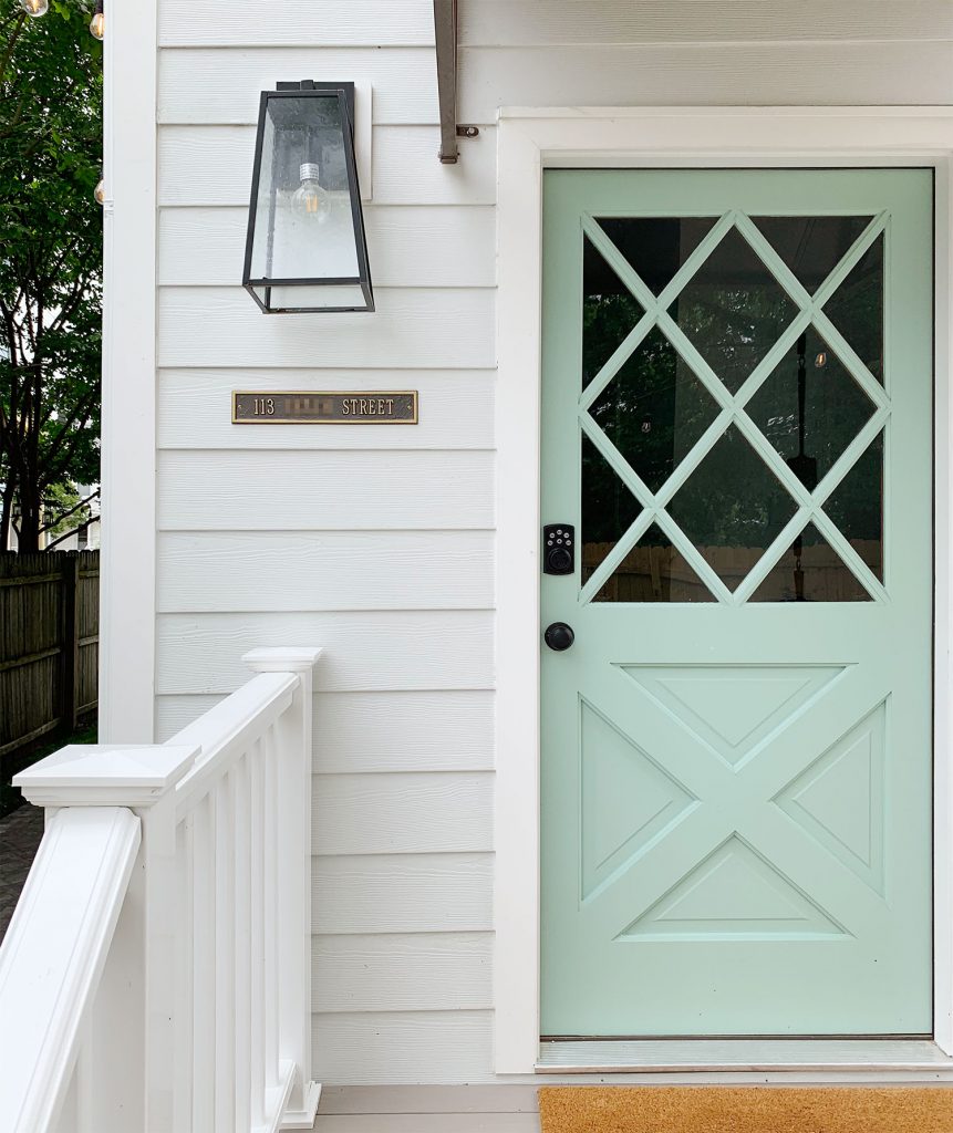 Duplex Back 113 Door Detail With Address