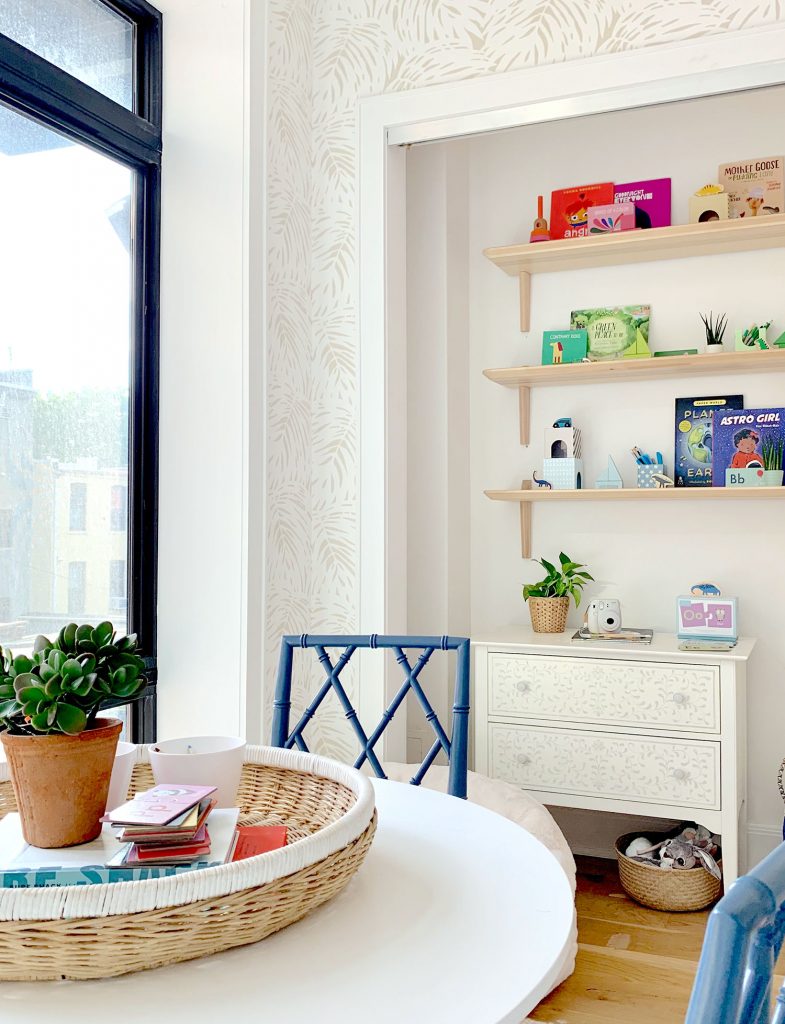 Real Simple Guest Play Room Chairs In Front Of Closet