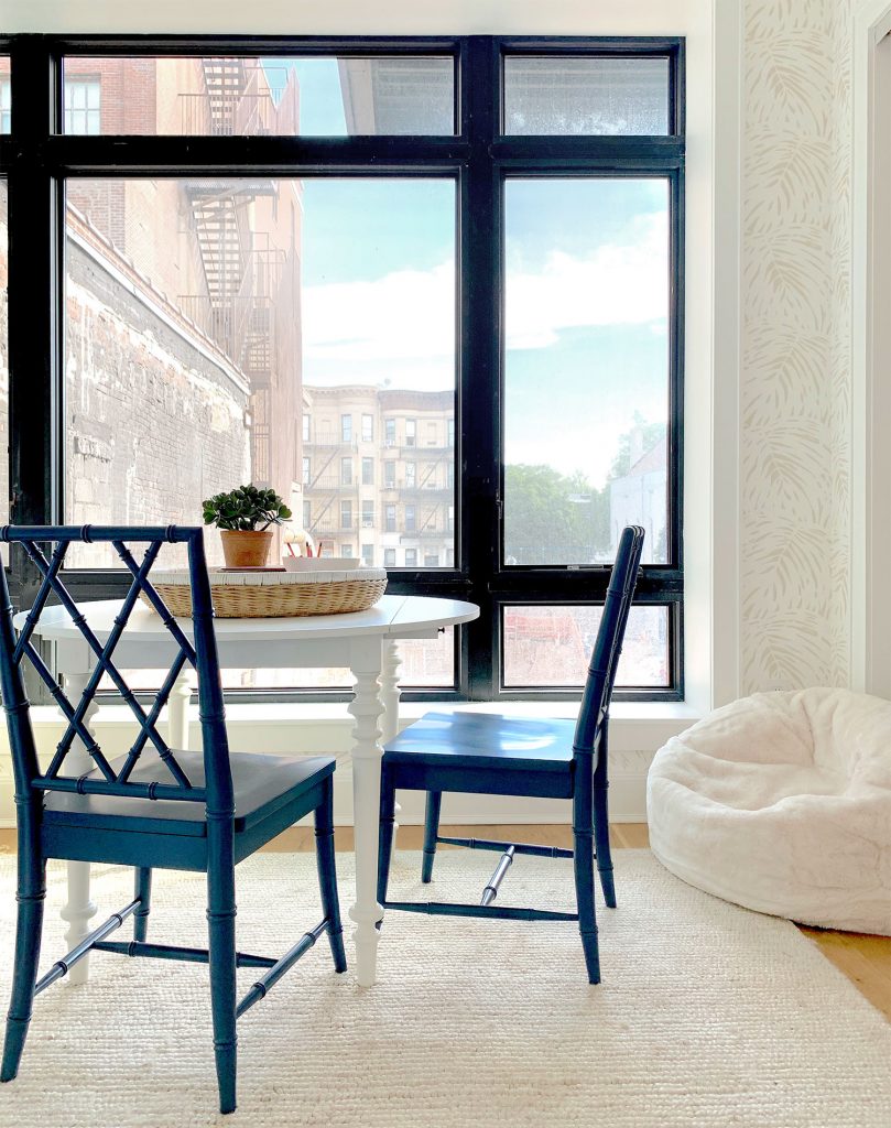 Real Simple Guest Play Room Chairs In Front Of Window