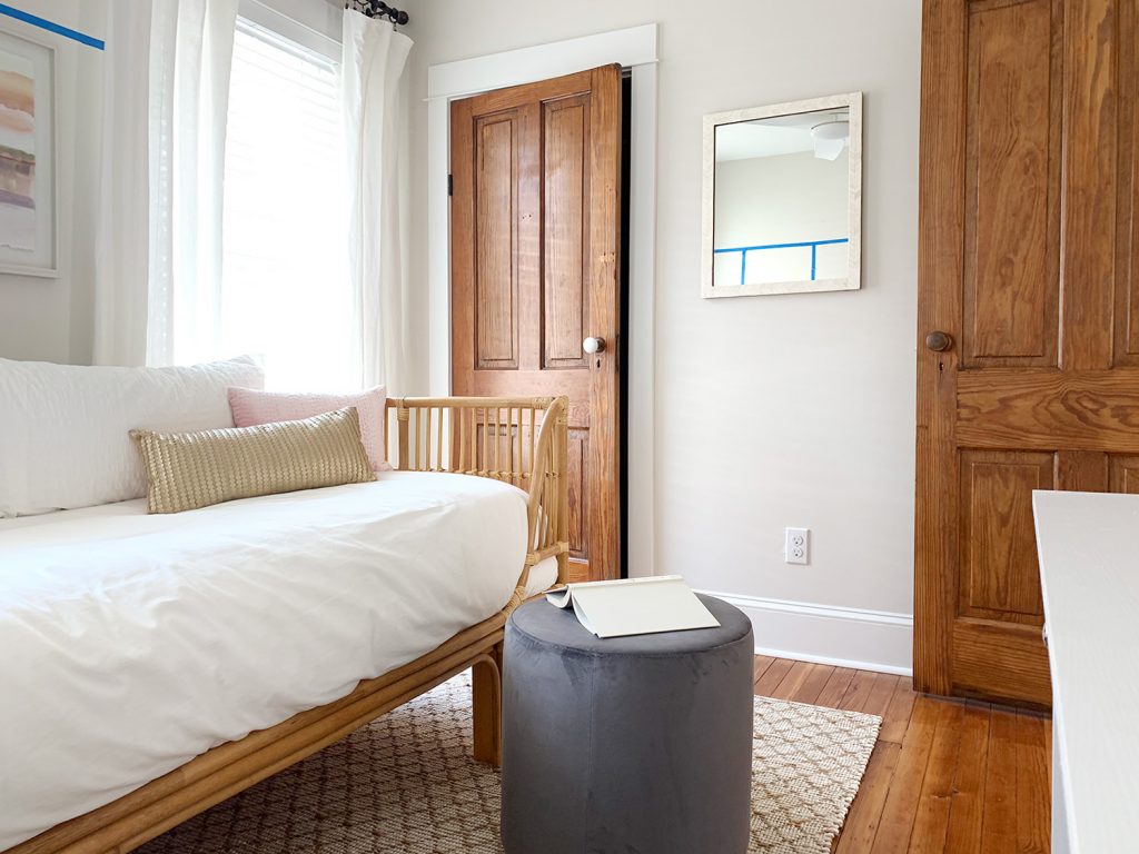 Beach House Middle Bedroom Ottoman Out