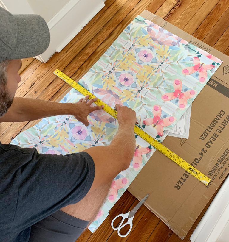 How To Hang Peel & Stick Wallpaper | Young House Love