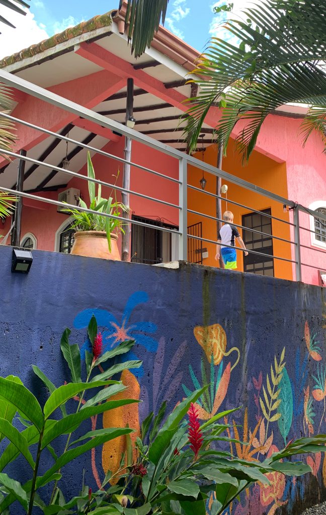 Costa Rica Vacation First Airbnb Mural 648x1024