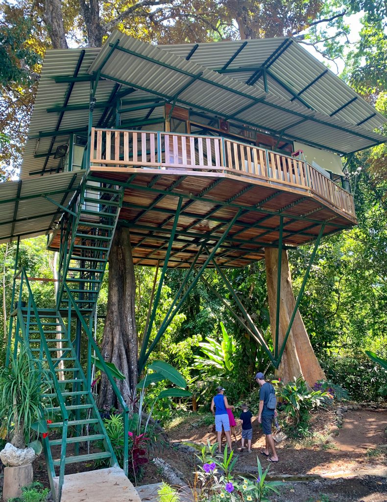 Treehouse at Royal Butterfly Gardens In Costa Rica