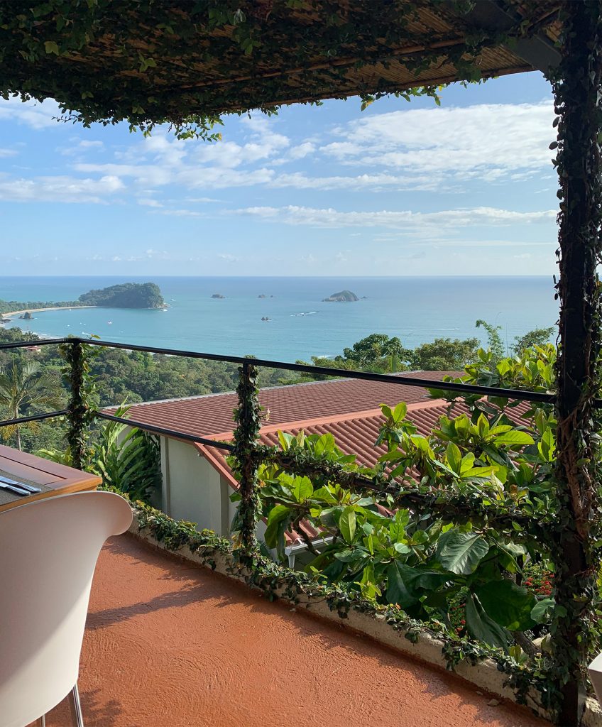 View From La Mariposa Hotel Restaurant In Manuel Antonio Costa Rica