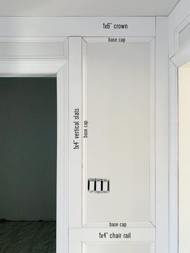 DIY Box Molding Top Portain Labels1x4 768x1024