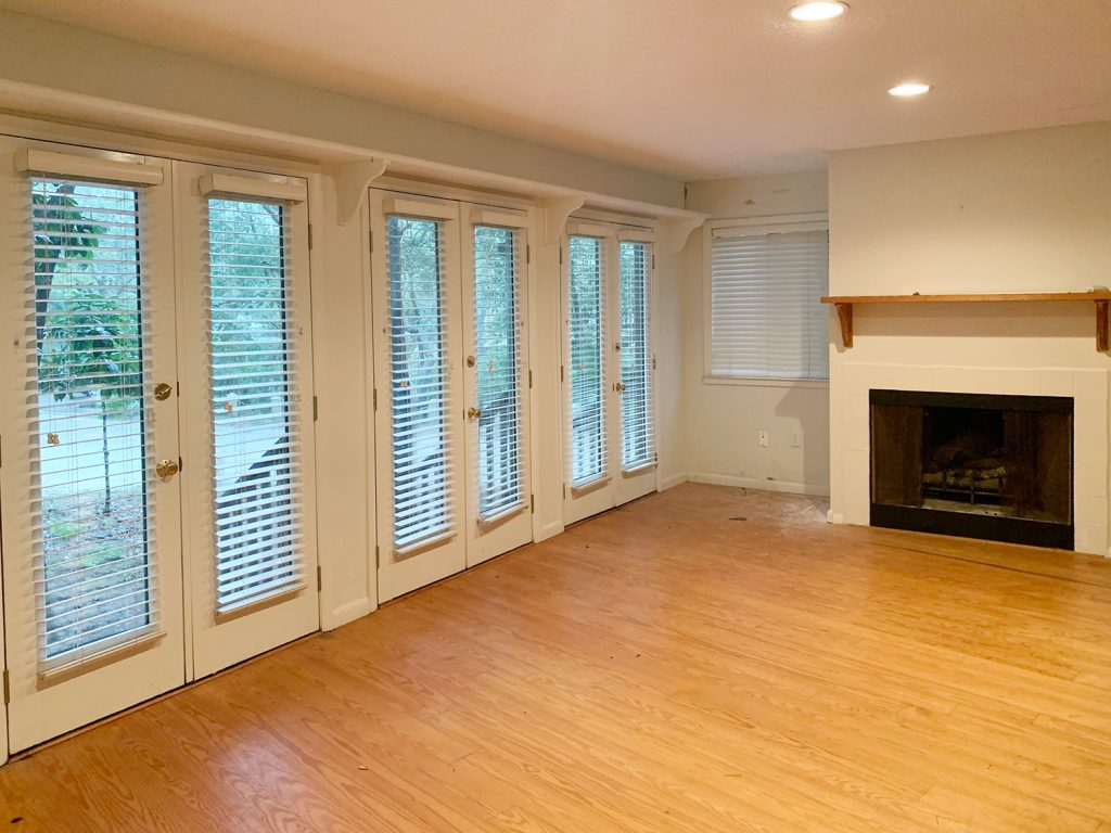 Florida Before Master Bedroom Doors With Fireplace