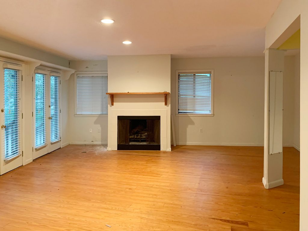 Florida Before Master Bedroom Fireplace Side