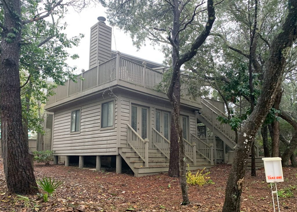 Florida House Exterior Before Bedroom Angle