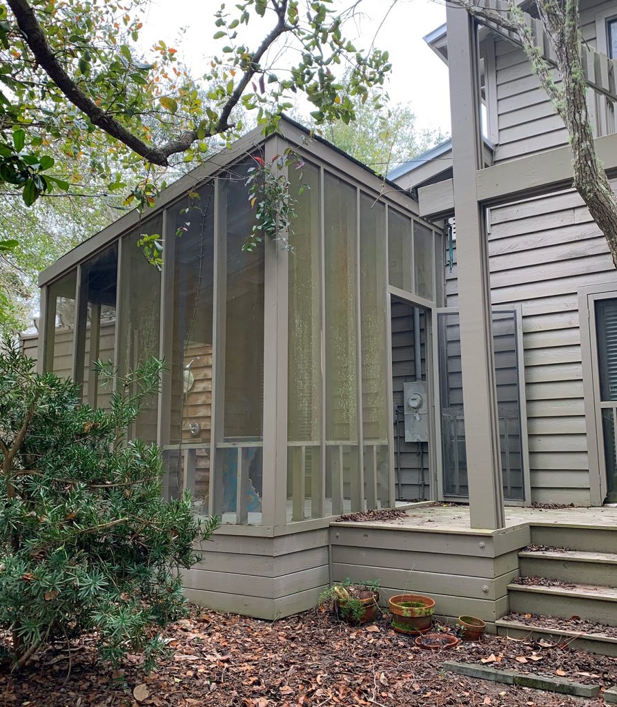 Florida House Exterior Before Screened Porch