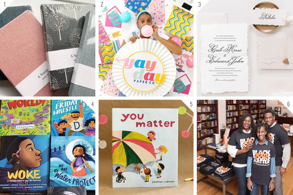 Numbered Grid of Black Owned Stationery Books And Bookstore Businesses