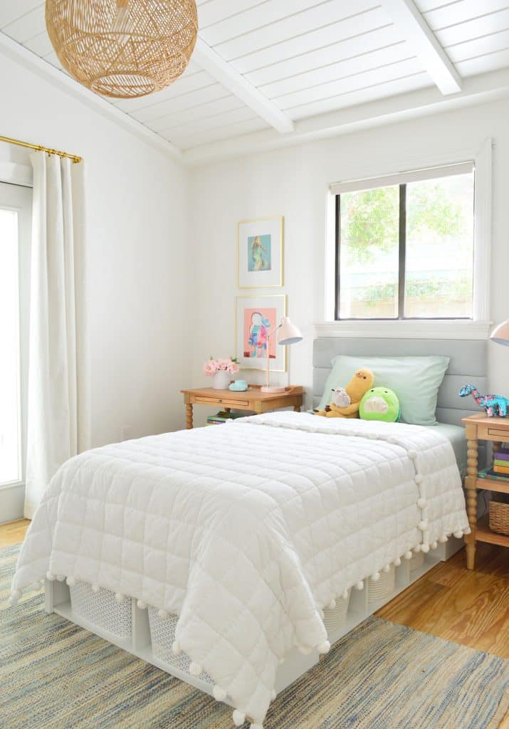 Florida Girls Bedroom Lofted Ceiling From Door