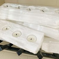 Making A Selenite Crystal Fireplace