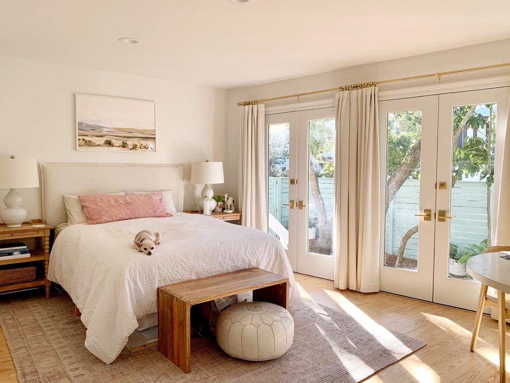 Bedroom Towards Bed Wall With Doors