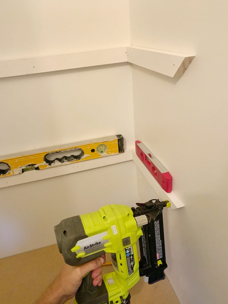 Building Shelf Supports For Custom Closet DIY Shelves
