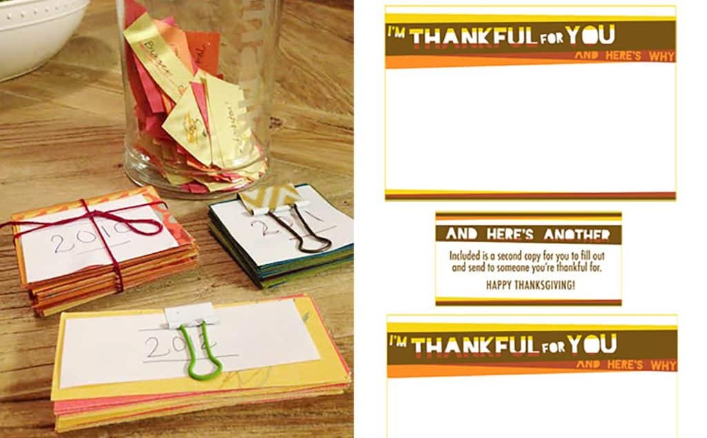 Thanksgiving Crafts Thanks Jar And Printable