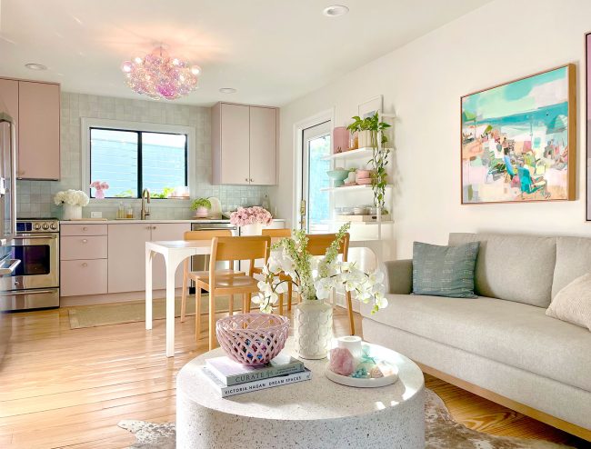 Our Small Kitchen With Attached Living Area