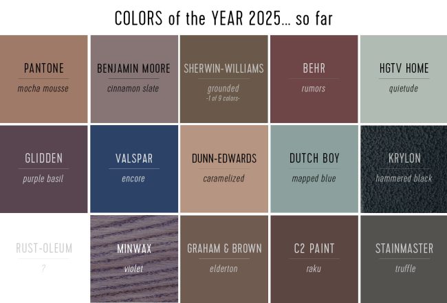 2025 Color Of The Year Everything We Know So Far Young House Love Main 2025 Color Of The Year Grid Dec8 650x441