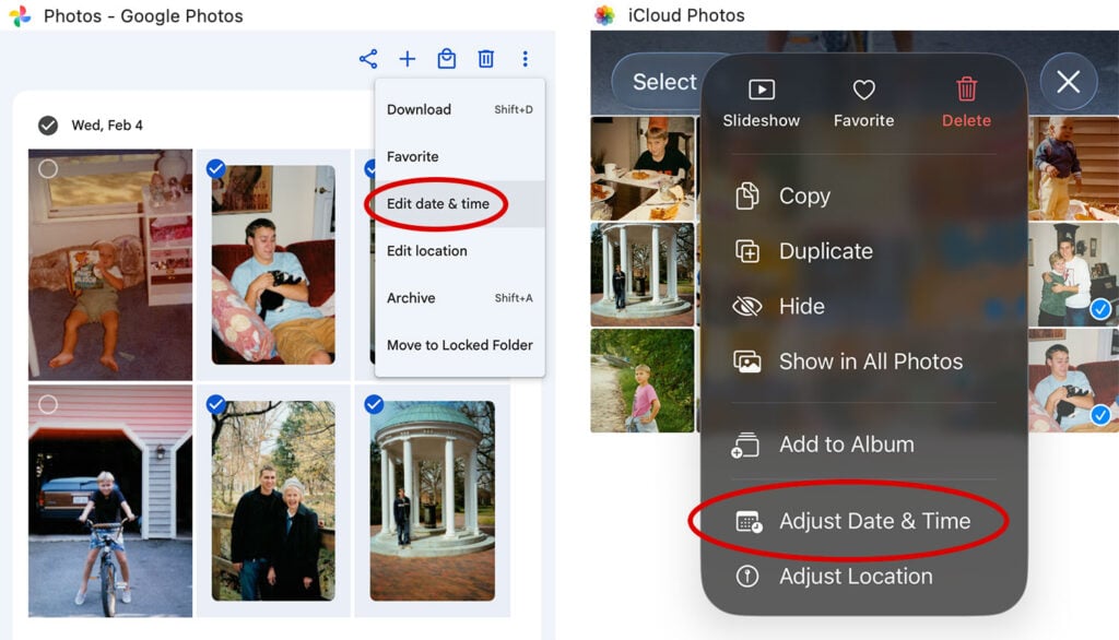 How to Edit Date And Time In Google and Apple Photos