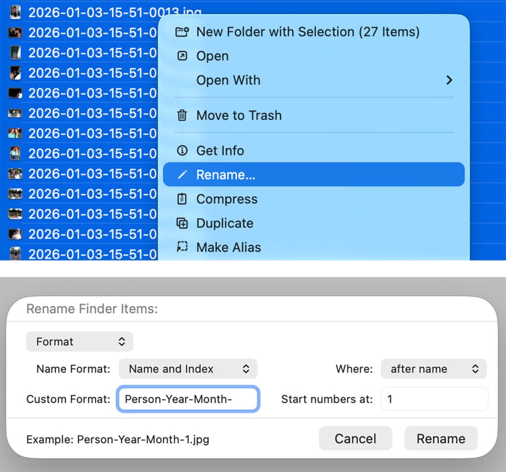 Renaming Photo Files By Date For Organizing Old Photo Scans