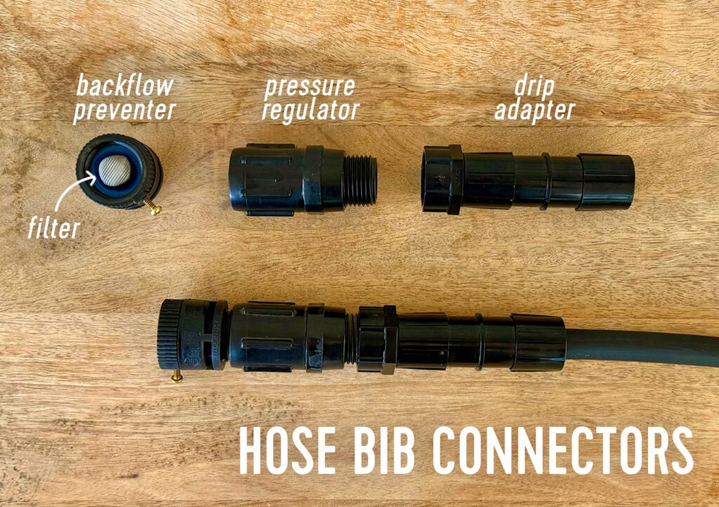 Hose Bib Spigot Connectors For Drip Irrigation System