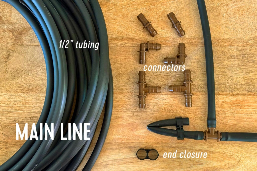 Main Line Tubes And Connectors for Drip Irrigation System