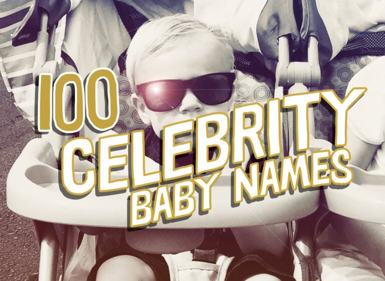 100 Celebrity Baby Names Baby With Sunglasses