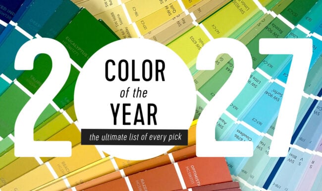 Every 2027 Color Of The Year (So Far!)