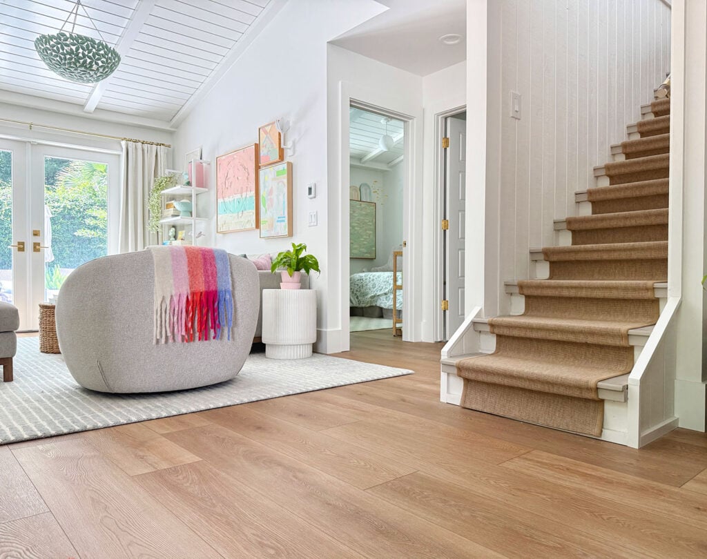 LVP Floors In Downstairs Renovation